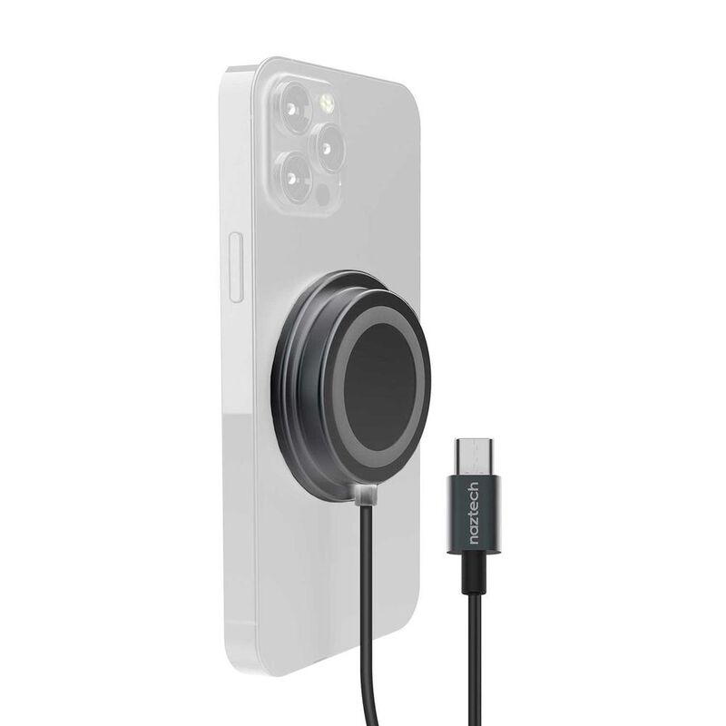 Base Cargador NAZTECH Mag inal&aacute;mbrico 15W Qi pa... image number null
