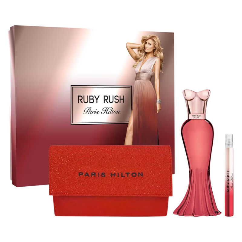 Set Paris Hilton Ruby Rush 3 Pzs 100ml Edp Spra... image number null