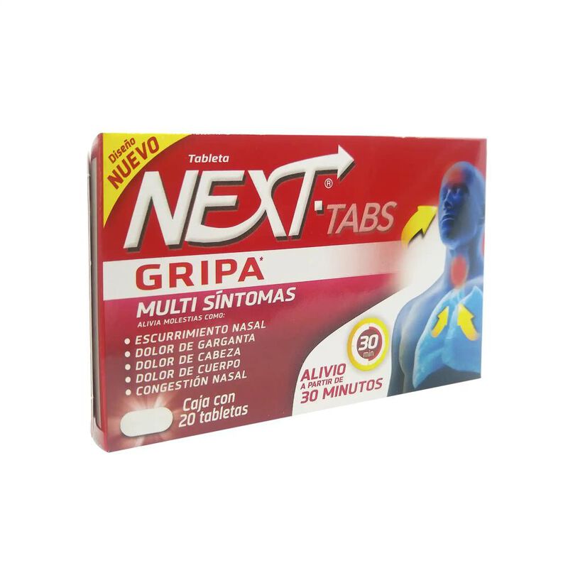 Next-tabs 500/25/5/4 Mg 20 Tableta(s) image number null