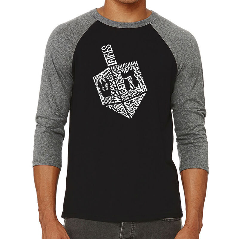 Camiseta Ragl&aacute;n de B&eacute;isbol Word Art Para Hombre... image number null