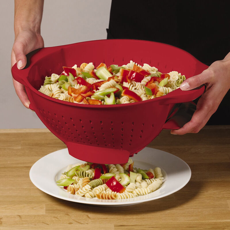 Colador con Apertura Farberware 4.7 Litros Rojo image number null