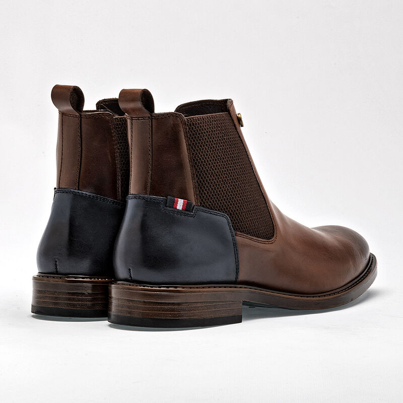 Christian Gallery Bota para hombre caf&eacute; marino image number null