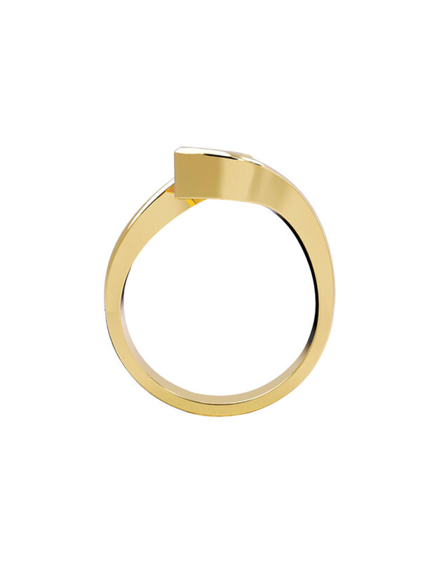 Anillo de Compromiso de 14K con Diamante de Lab... image number null