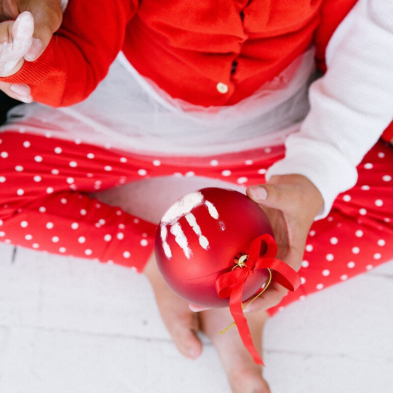 Imprime Tu Huella - Navidad Esfera image number null