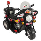 Motocicleta Montable El&eacute;ctrica Infantil Sonido Luz Led Color Negro