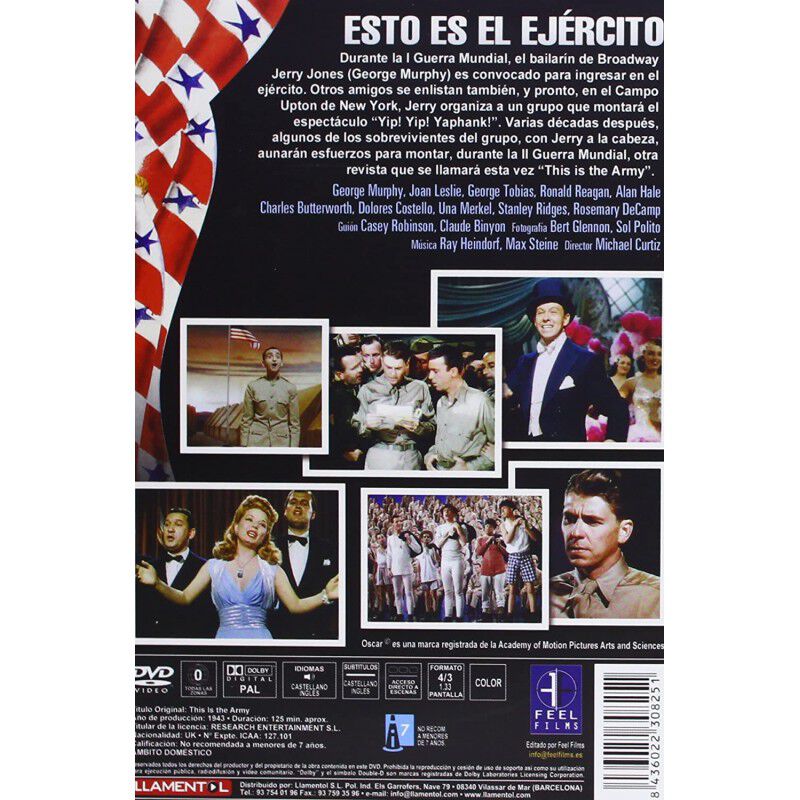 Esto Es El Ej&eacute;rcito [dvd] (1943) This Is The Ar... image number null