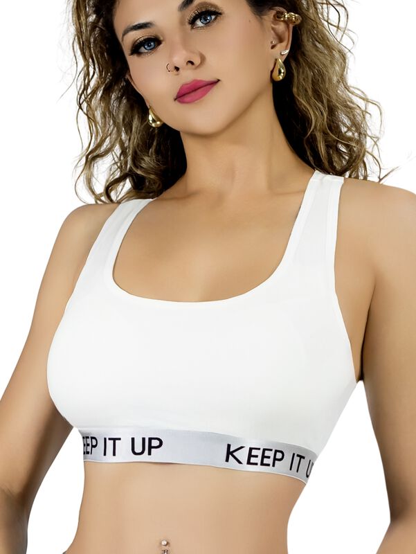 Bra Mujer Con Copas Push Up Peto Medio BRA-1004... image number null