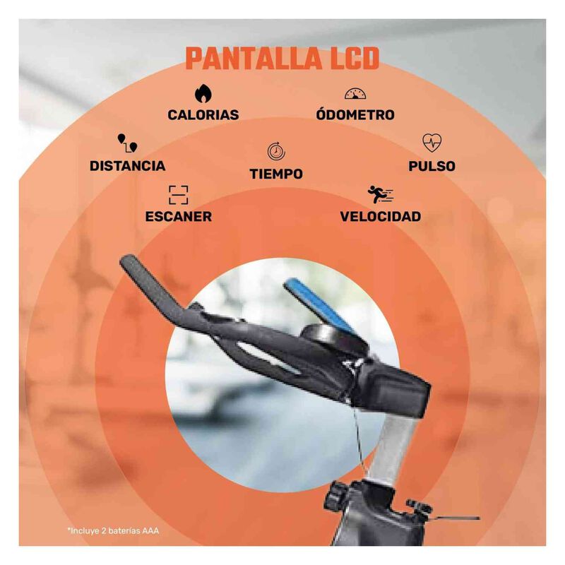 Bicicleta Est&aacute;tica 18kg Profesional Uso Rudo Fi... image number null