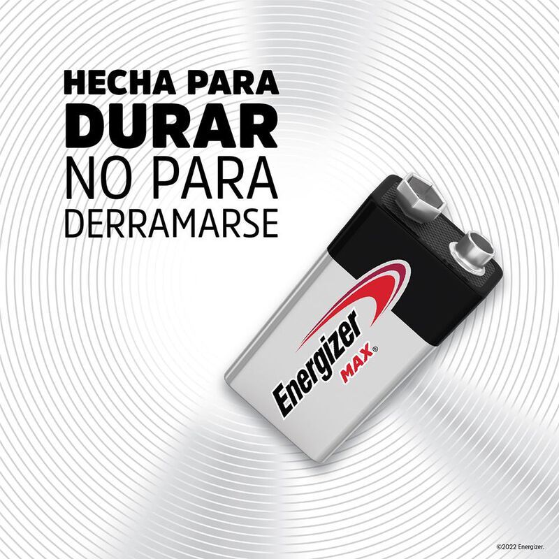 Pila Energizer Max Alcalina 9v Cuadrada 522bp-1 image number null