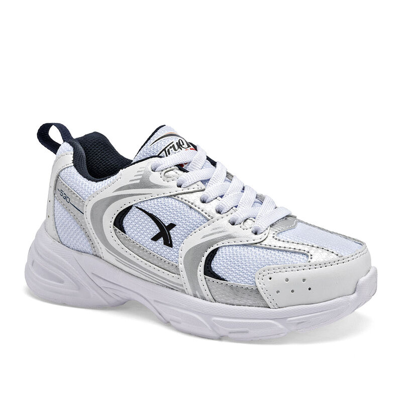 True Extreme Tenis urbano para ni&ntilde;a. Blanco pla... image number null