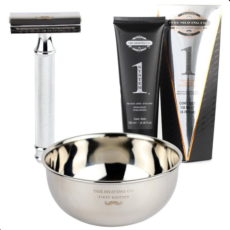 Kit Afeitado The Shaving Co. Rastrillo + Vasija... image number null