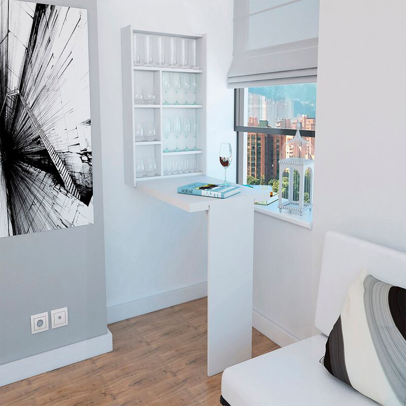 Mesa Empotrable Modelo Vatta Color Blanco image number null