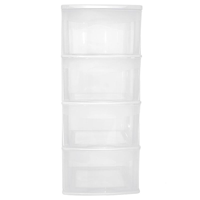 Caja Pl&aacute;stico Organizadora Cajonera 4 Cajones 8... image number null