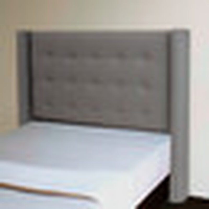 Cabecera Matrimonial Dicasa Trento Gris Rata image number null