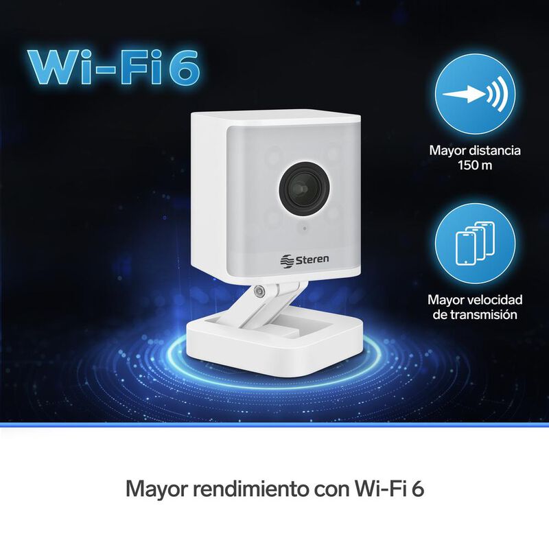 Steren 2 Mini C&aacute;maras De Seguridad Wi-fi 6, 4 M... image number null
