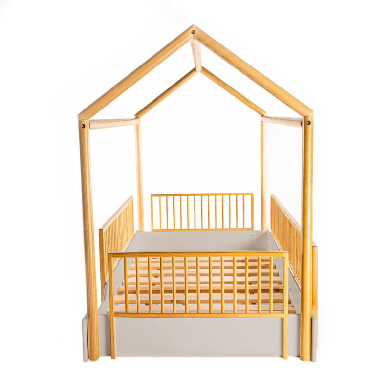 Cama Casa Montessori de Madera - Individual Dud... image number null