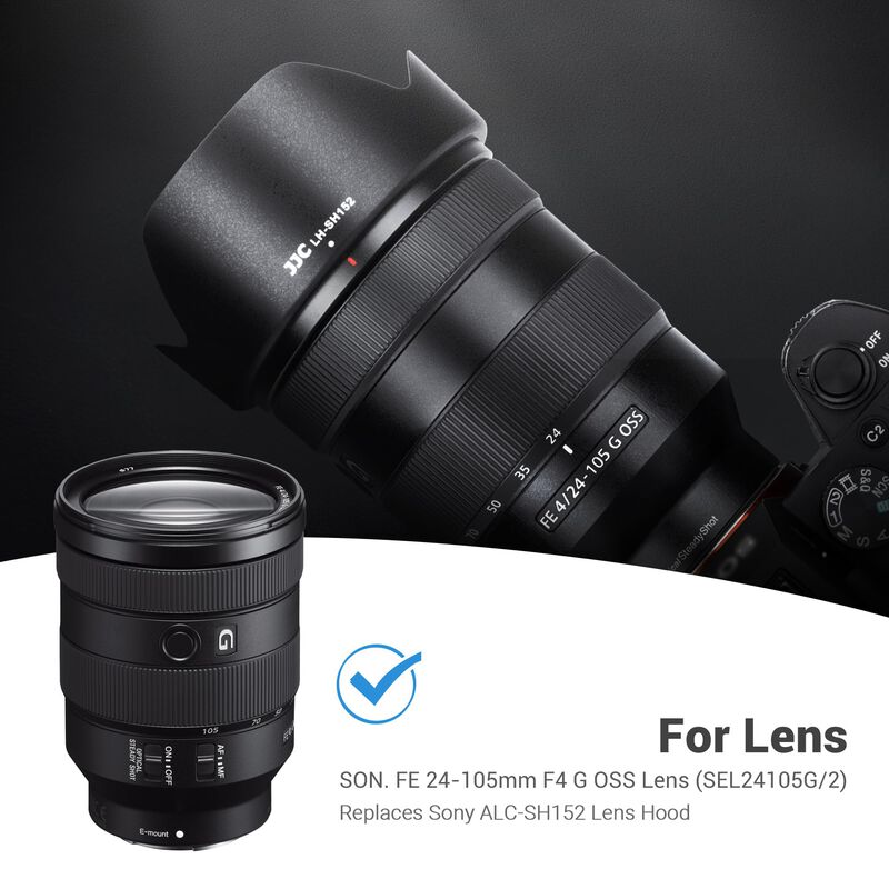 Parasol Jjc Lh-sh152 Para Lente Sony Fe 24-105 ... image number null