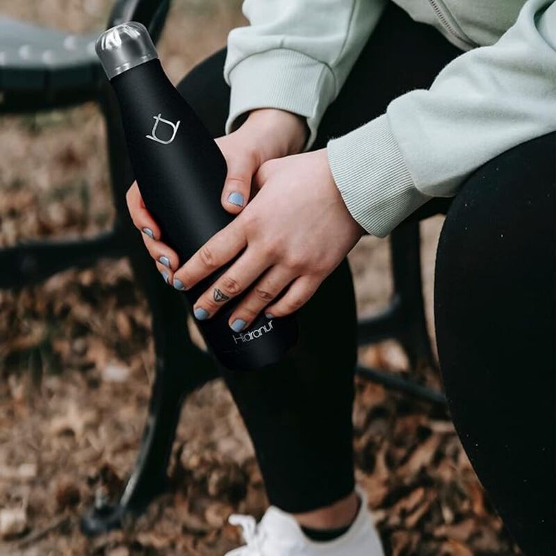 Termo de Acero Inoxidable 25 Oz Negro Hidranur image number null