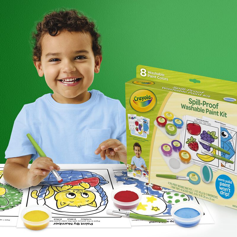 Set De Pintura Crayola A Prueba De Derrames, La... image number null