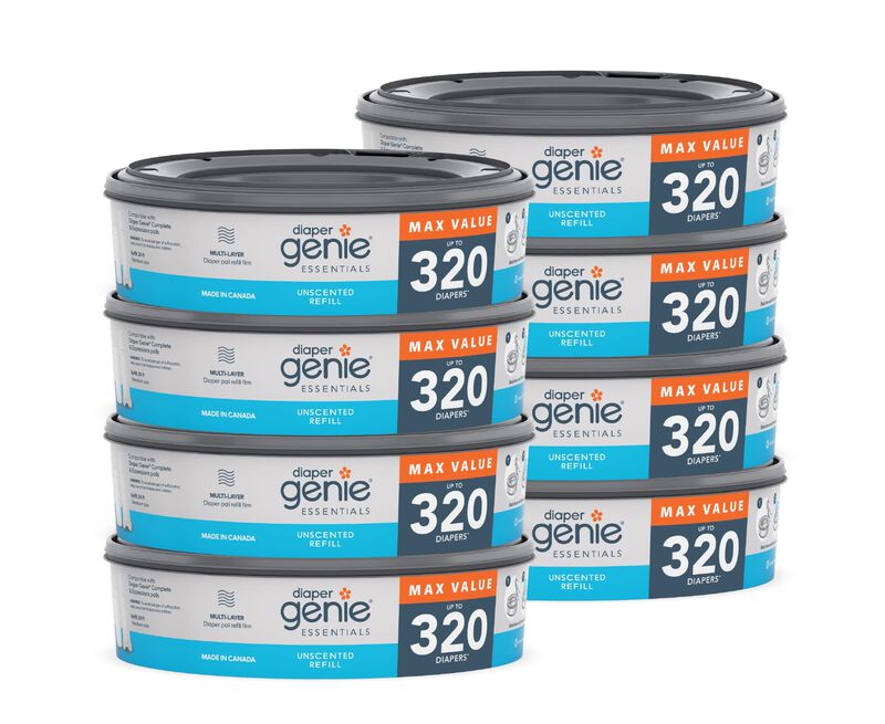 Recambio Redondo Diaper Genie Essentials De 8 U... image number null