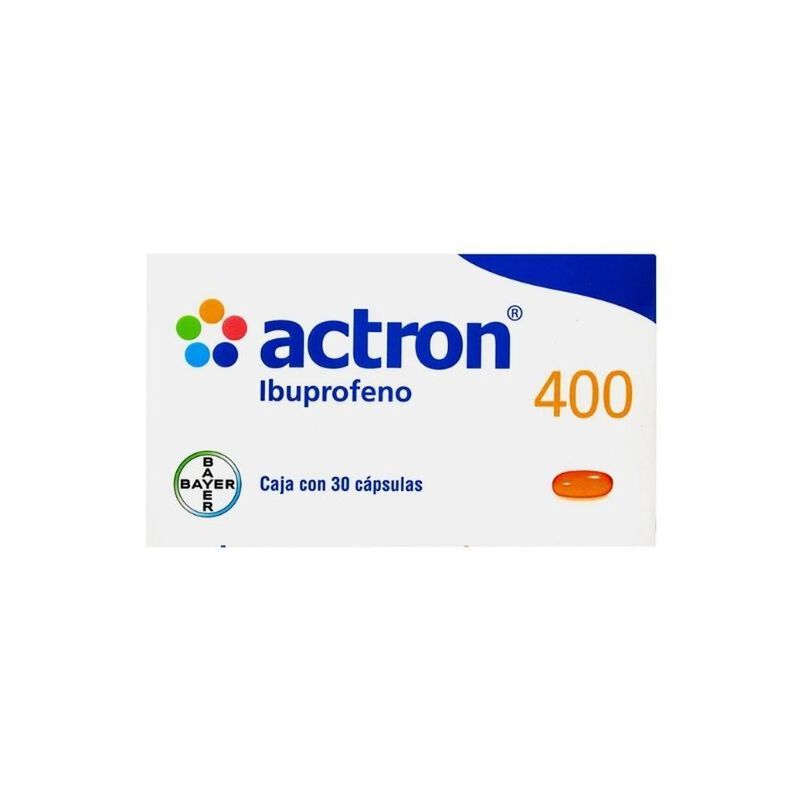 Actron 400 400mg caja con 30 c&aacute;psulas image number null