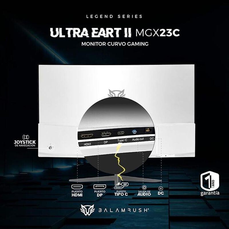 Monitor Gamer Curvo Balam Rush Ultra Earth Ii M... image number null