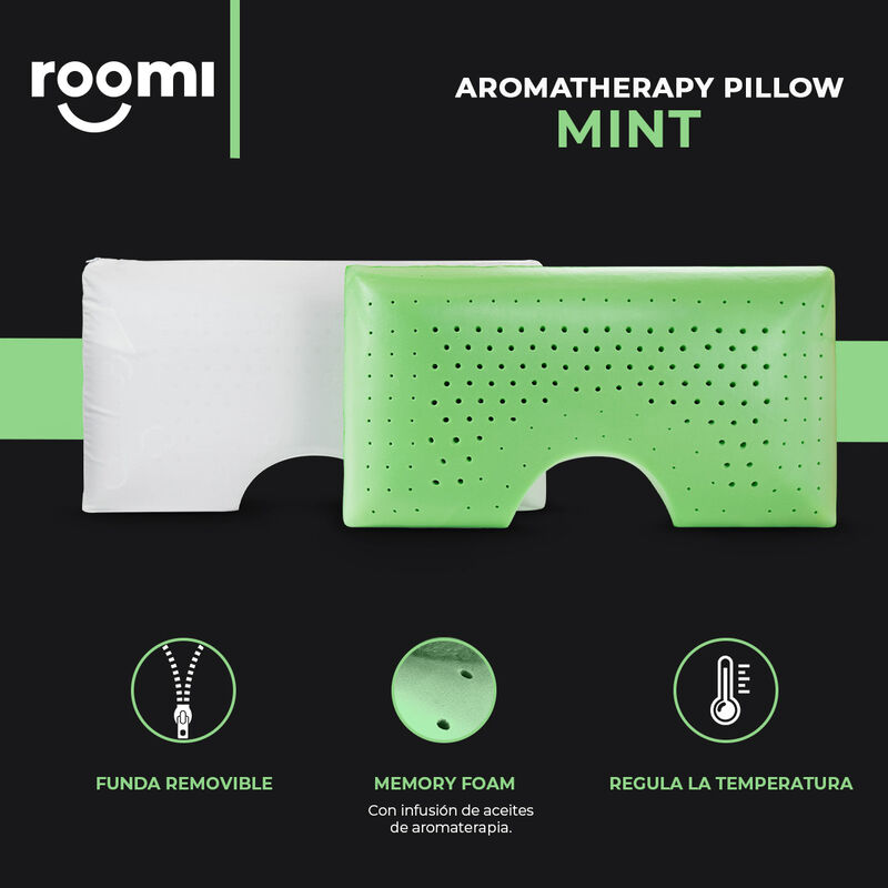 Almohada Roomi Shoulder Aromaterapia Esencia Me... image number null