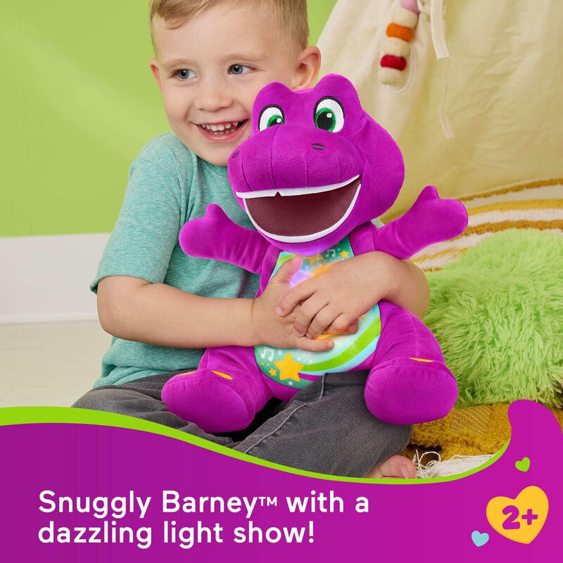 Peluche Barney Heart Glow De 2 A&ntilde;os Con M&uacute;sica ... image number null
