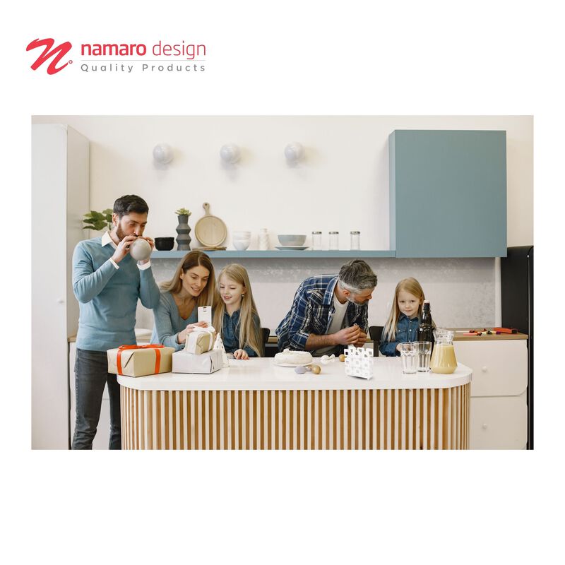 Servilletero Mosaico Blanco Namaro Design image number null