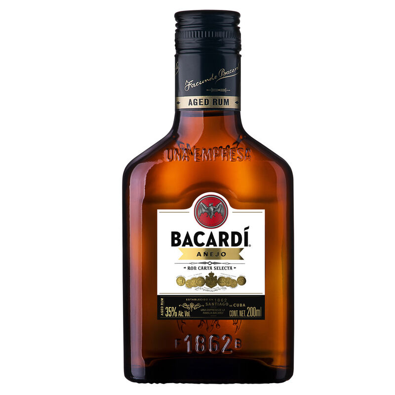 BACARDI A&Ntilde;EJO 200ML NE                 . image number null