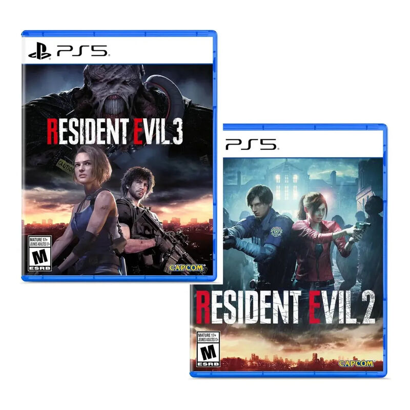 Ps5 Juegos Resident Evil 2 + Resident Evil 3 image number null