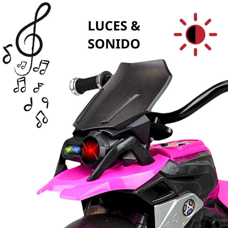 Triciclo para Ni&ntilde;os Dise&ntilde;o de Moto Luz y Sonido... image number null