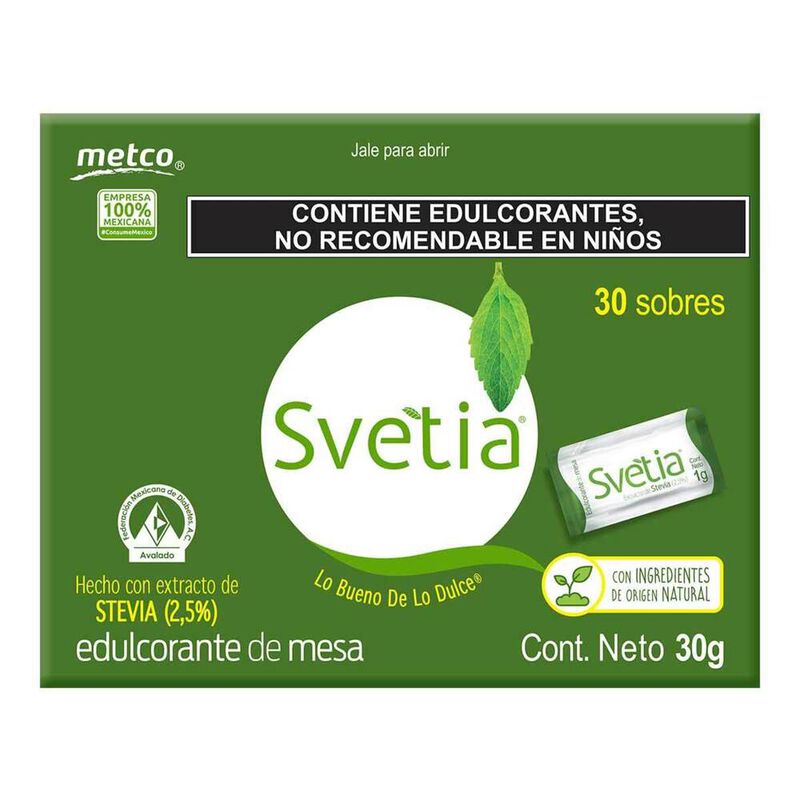 ENDULZANTE STEVIA - SWEENY 30 SOBRES image number null