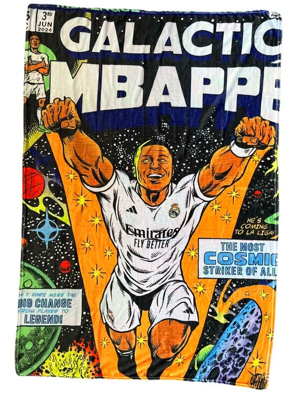 Exclusiva! Cobija Frazada Mbappe Comic image number null