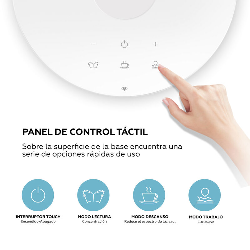 L&aacute;mpara De Mesa Inteligente Wifi Led 12 W Con E... image number null
