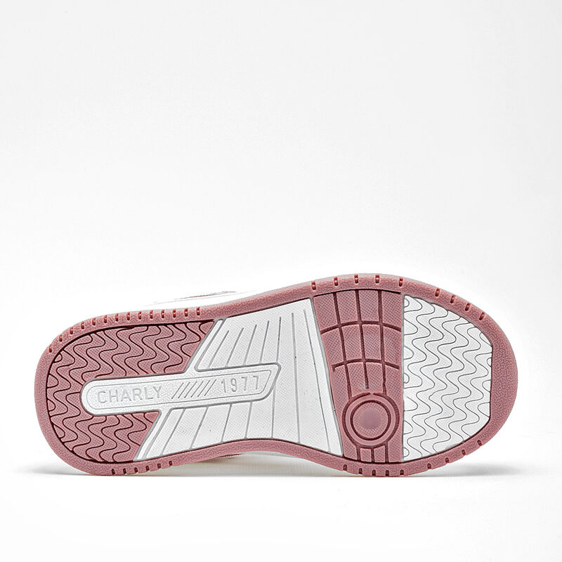 Charly Tenis Para Preescolar Ni&ntilde;a Blanco Rosa C... image number null