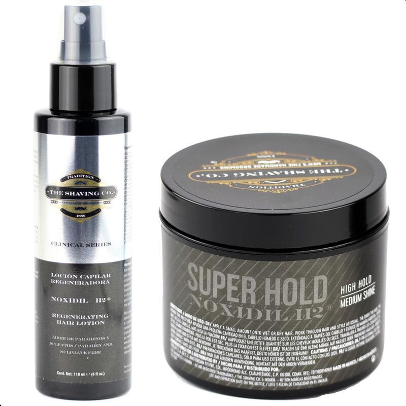 Kit Loci&oacute;n Crecimiento Capilar Y Super Hold Pom... image number null