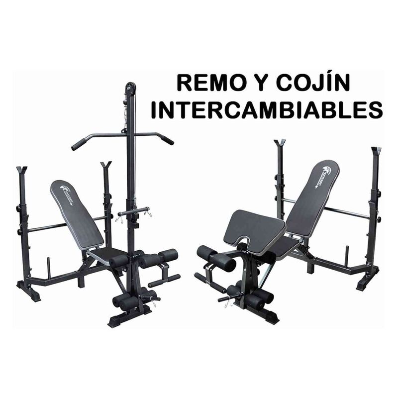 Banco Multiposiciones Ejercicio Espalda Pesa Pe... image number null