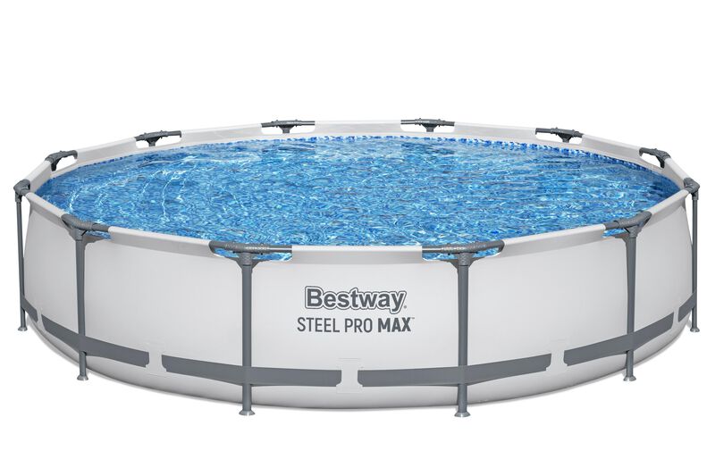 Alberca con estructura redonda 3.66x.76cm con b... image number null