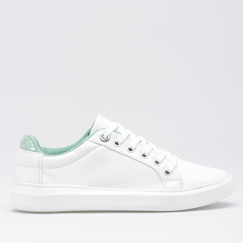 Sexy Girl Tenis urbano para mujer blanco verde image number null