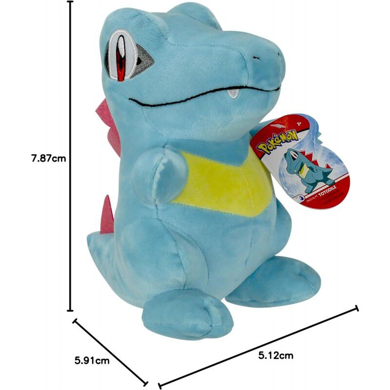 Peluche Totodile Pok&eacute;mon 20 cms image number null