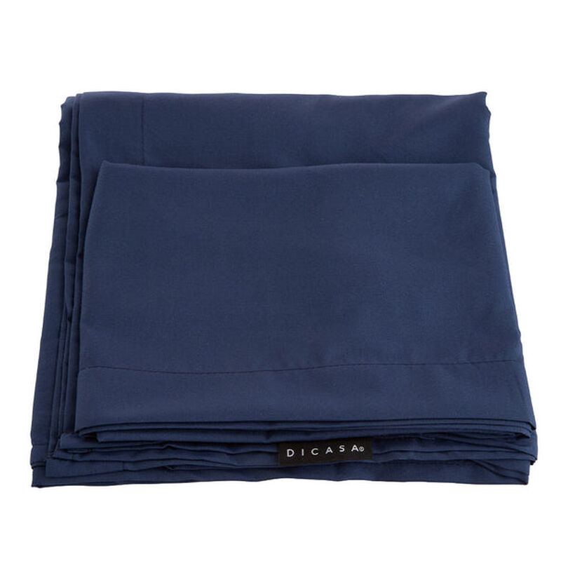 Juego de S&aacute;banas King Size Softy Azul Marino image number null