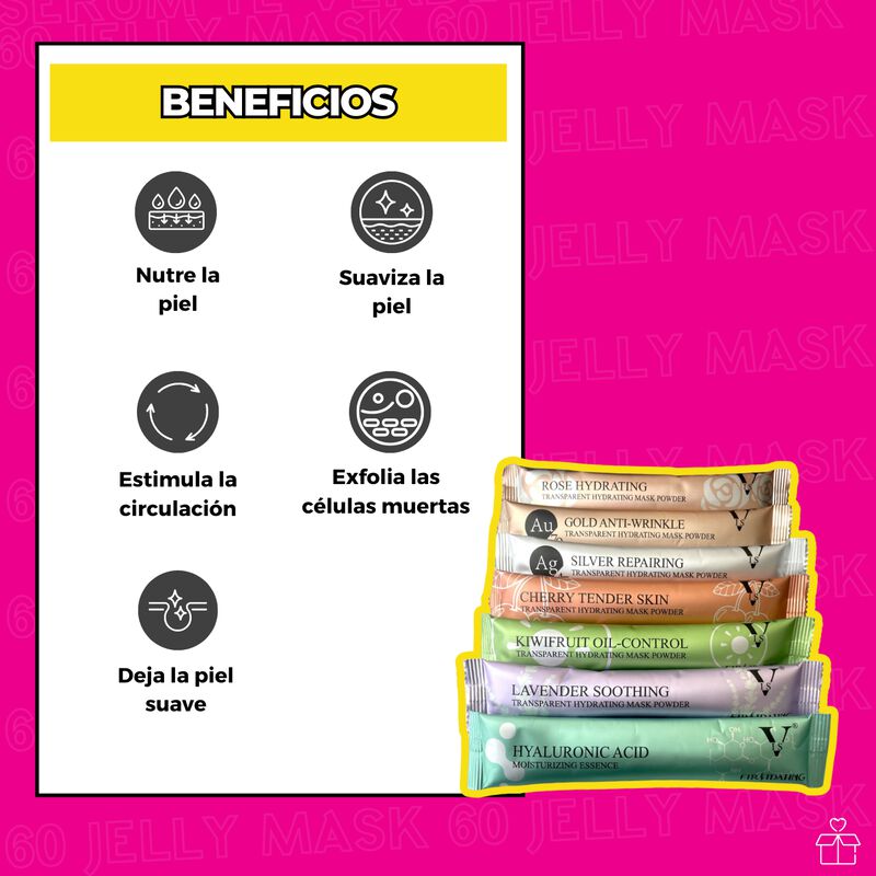 Jelly Mask Mascarilla Hidroplastica Spa Hidrata... image number null