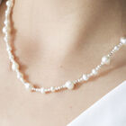 Collar Corto con Perlas Cultivadas Blancas