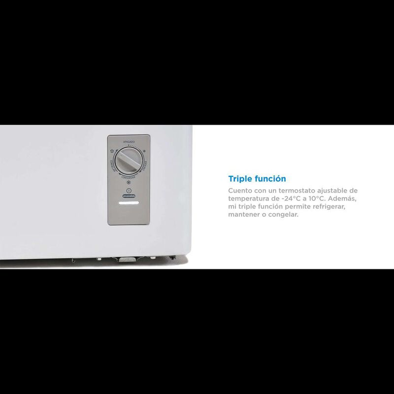 Congelador Refrigerador Midea 5 Pies MDRC205FZM... image number null