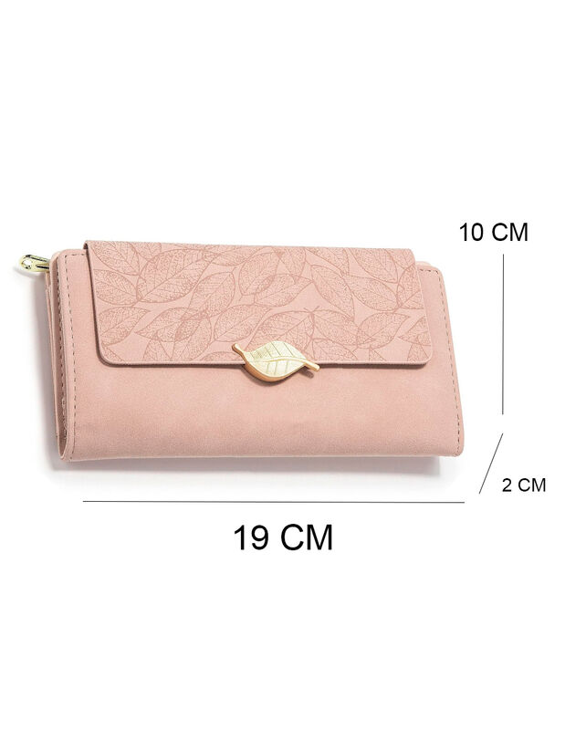 Cartera Pink Brule Moneychic Para Mujer image number null