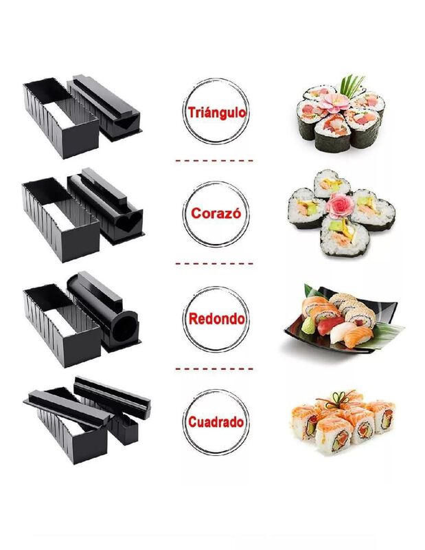 Set moldes Casa BIU Sushi image number null