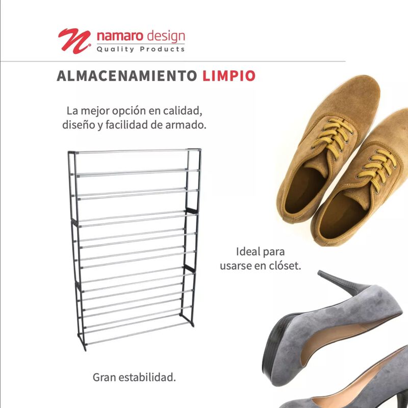 Rack Zapatera para 50 Pares con 3 M&oacute;dulos Indep... image number null