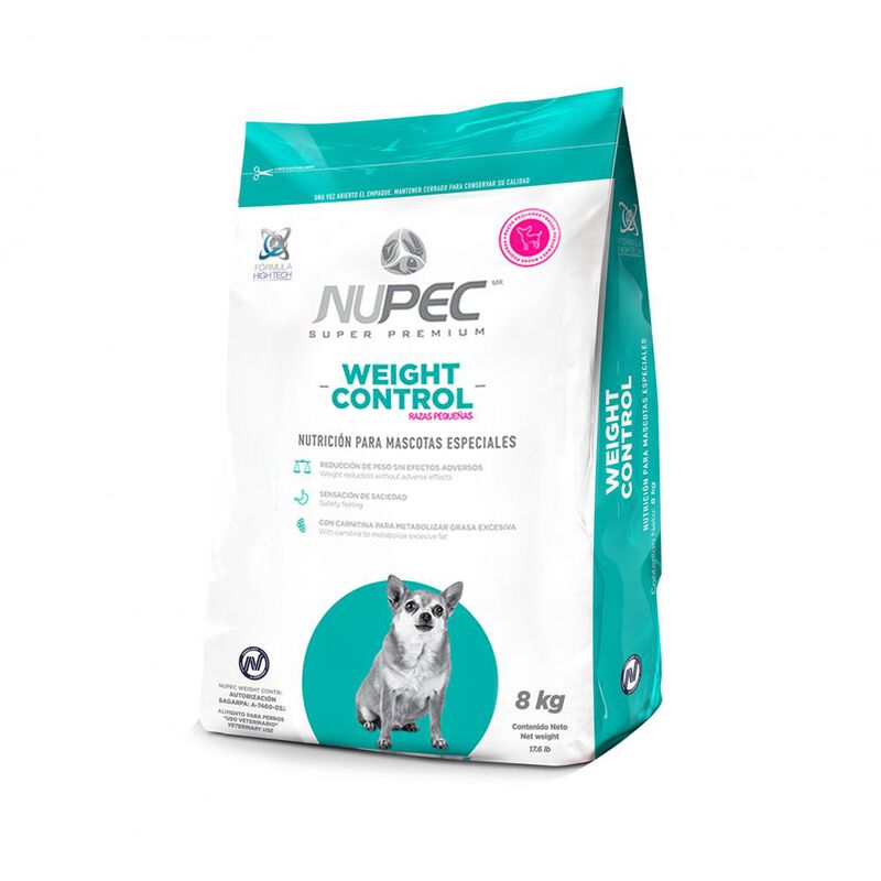 Nupec Weight Control Razas Peque&ntilde;as 8kg mas Pel... image number null