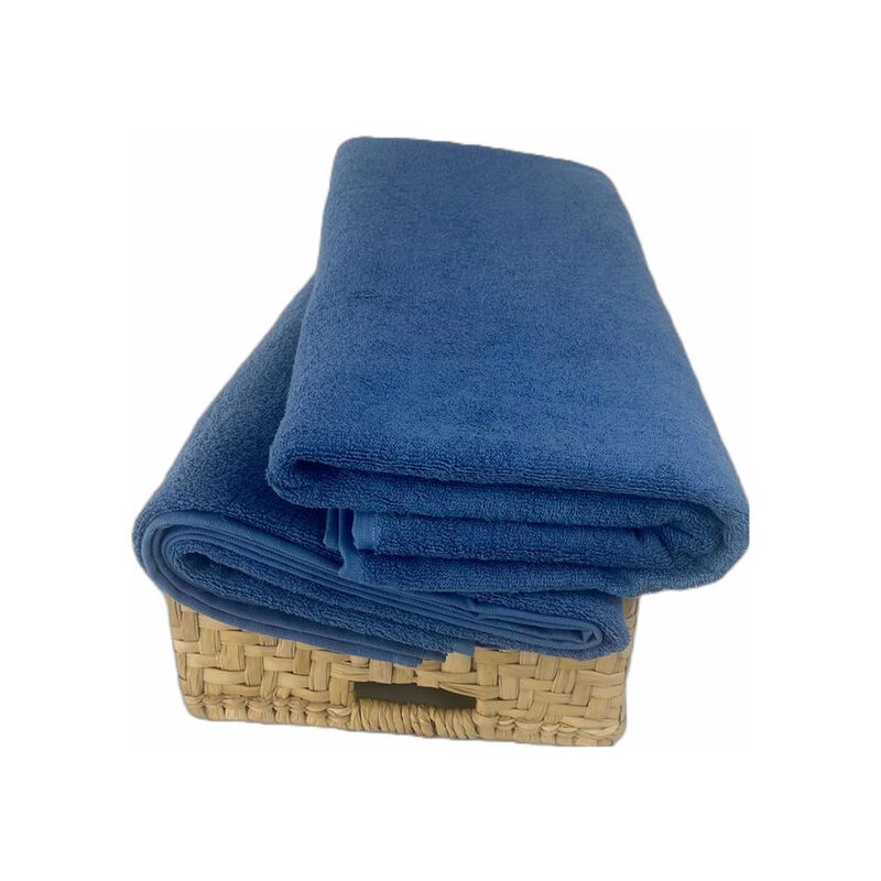 Set 2 Toallas Alberca Azul Zafiro Premium ultra... image number null